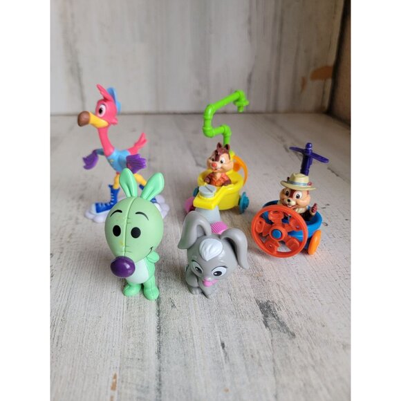 Disney animal chip dale bunny‎ woozle Freddy flamingo toy set youth - Picture 2 of 7